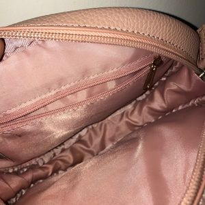 Beige pink bag